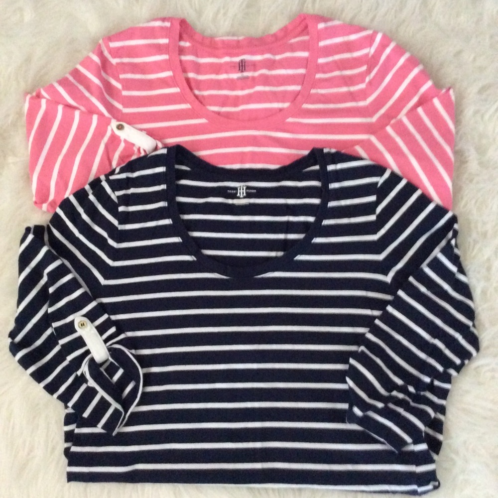 Bundle striped tees